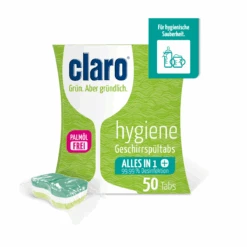 Claro Hygiene Geschirrspül-Tabs 50 Stk. à 20 G
