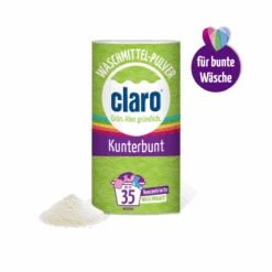 Claro Öko Waschpulver Kunterbunt 1 Kg