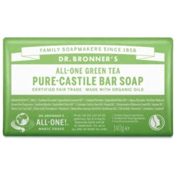 Dr. Bronner's Seifenstück Grüner Tee 140 G
