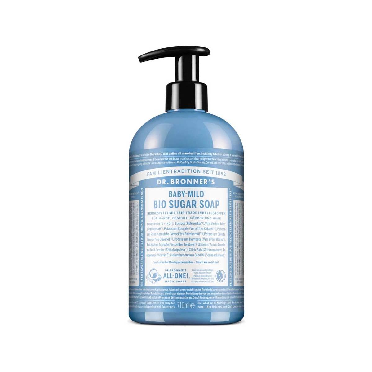 Dr. Bronner's Sugar Soap Baby Mild 710 Ml 3 Dr. Bronner's Sugar Soap Baby Mild 710 Ml
