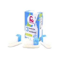 Lamazuna Organic Ersatzköpfe Für Wechselzahnbürste Klick It Mittel - 3 Stück