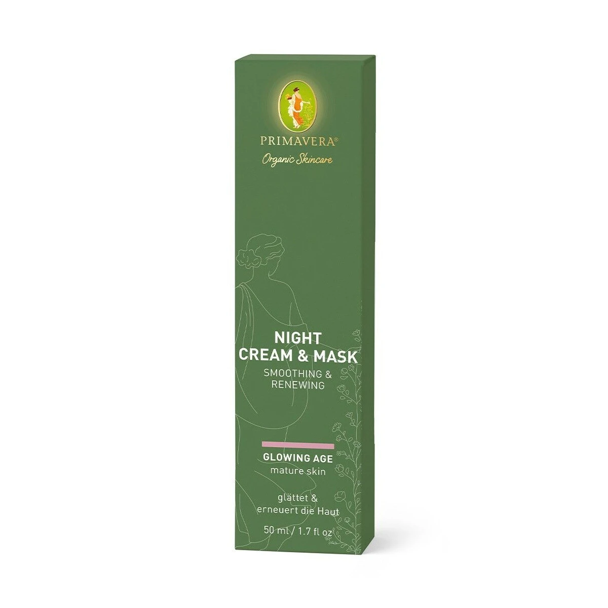 Primavera Organic Skincare Night Cream & Mask Smoothing & Renewing Glowing Age 50 Ml 4 Primavera Organic Skincare Night Cream & Mask Smoothing & Renewing Glowing Age 50 Ml – Bild 2
