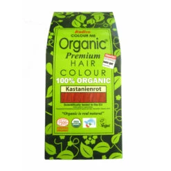 Radico Colour Me Organic Pflanzenhaarfarbe Kastanienrot / Auburn Red 100 G